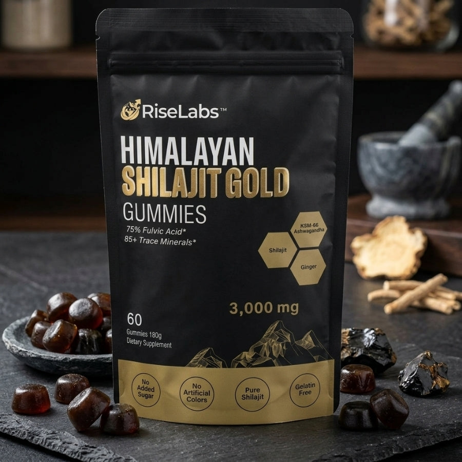 RiseLabs™ | Himalaya Shilajit-gummies för manlig vitalitet