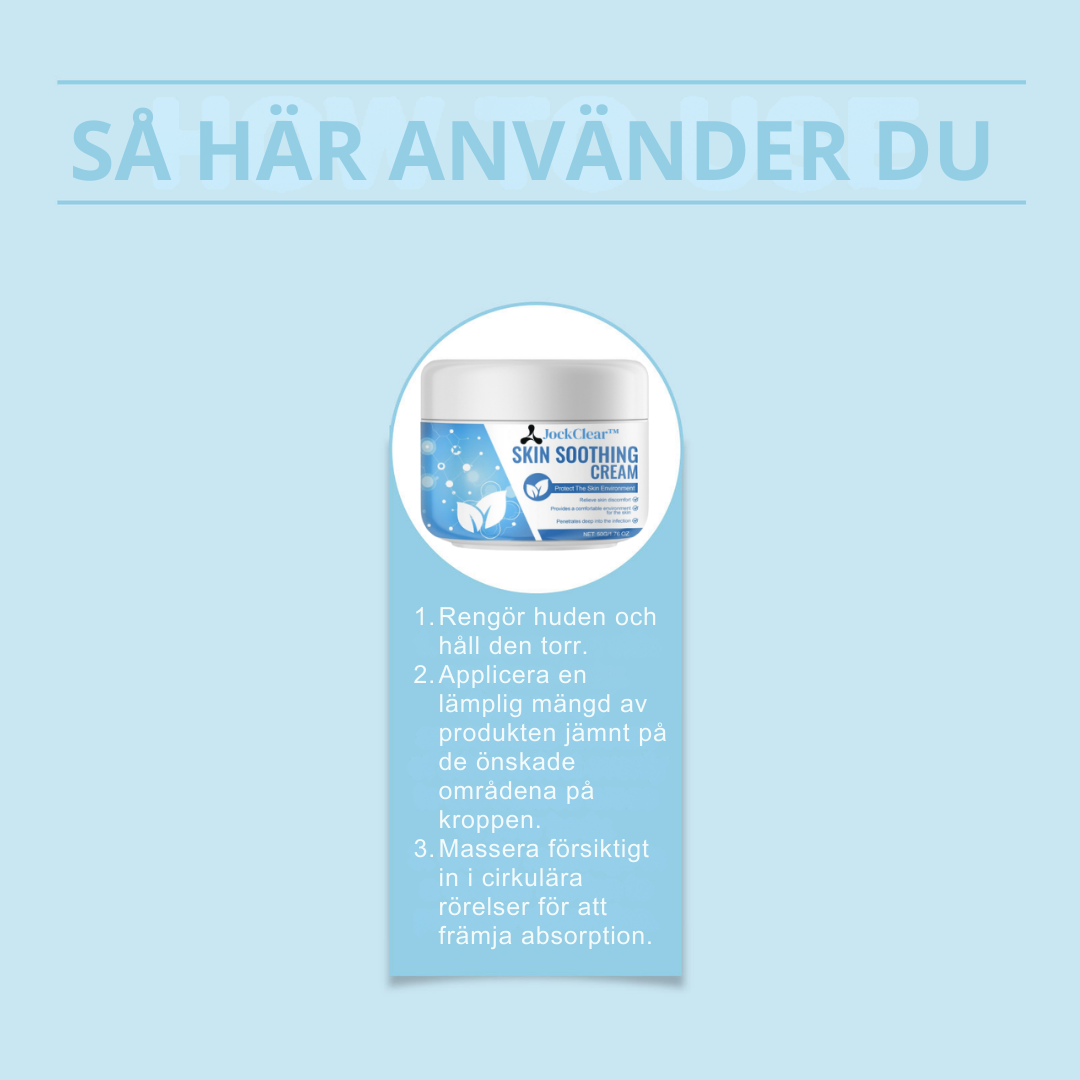 JockClear™ | Antifungal reparationskräm