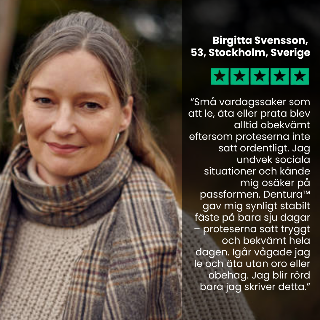 Dentura™ | Fästerkräm för proteser