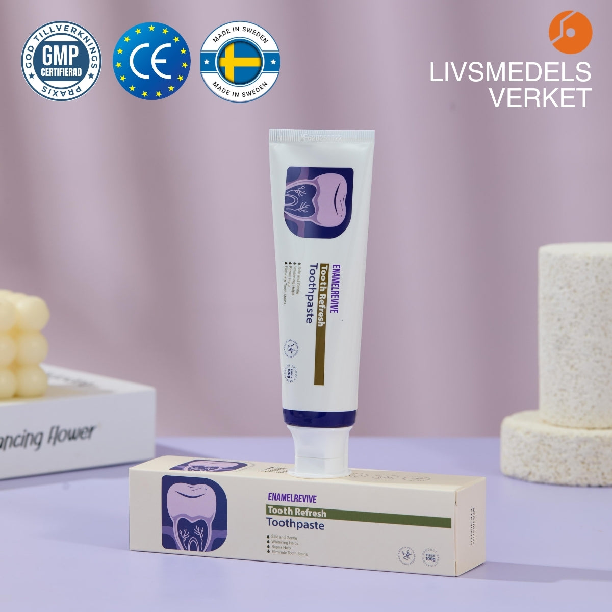 EnamelRevive™ | Hydroxyapatit Tandkräm