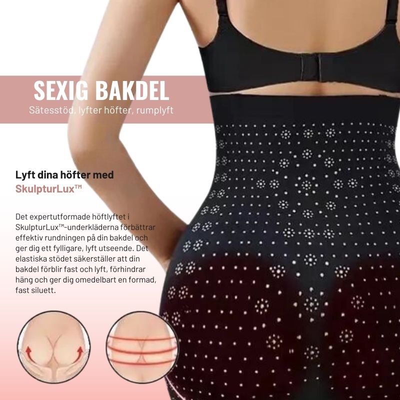 SkulpturLux™ | Slim Fit-byxor, sömlöst stiliga med hög midja