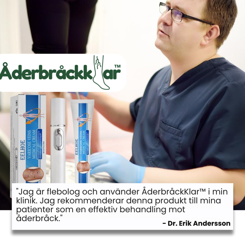 ÅderbråckKlar™ | Fullständig eliminering av åderbråck på bara 4 veckor!