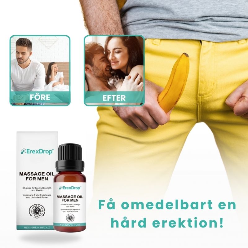 ErexDrop™ | Massage- och erektionsolja