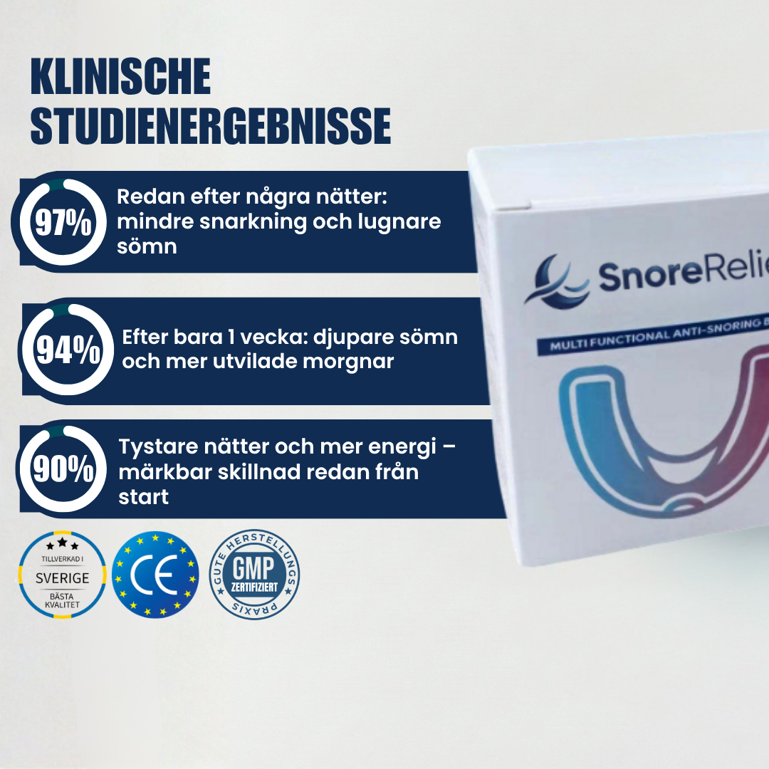 SnoreRelief™ | Anti-snarkningsmunstycke