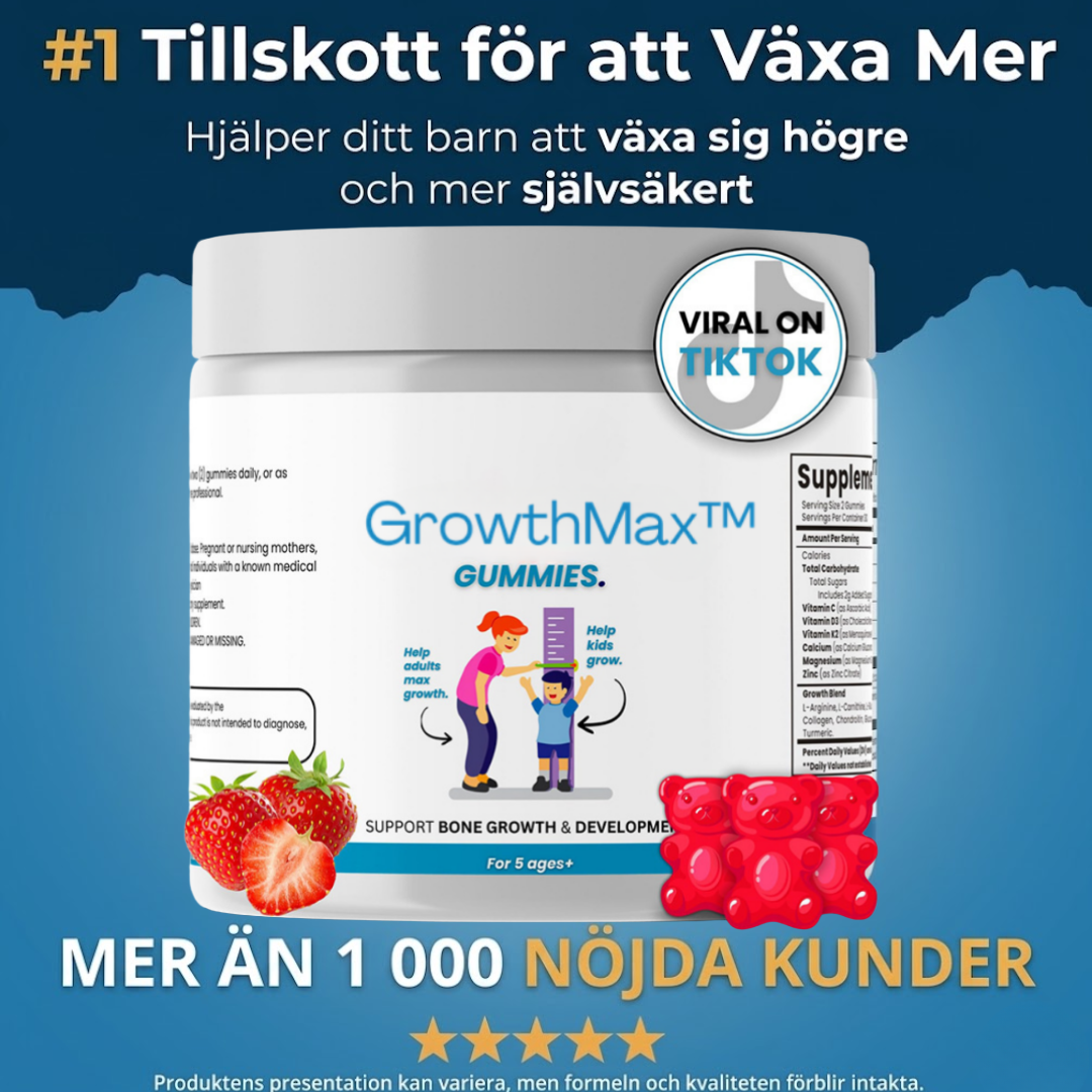 GrowthMax™ | Gummies för tillväxt