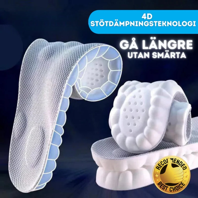 FlexiSole™ | Skominskepålägg med 4D stötdämpning