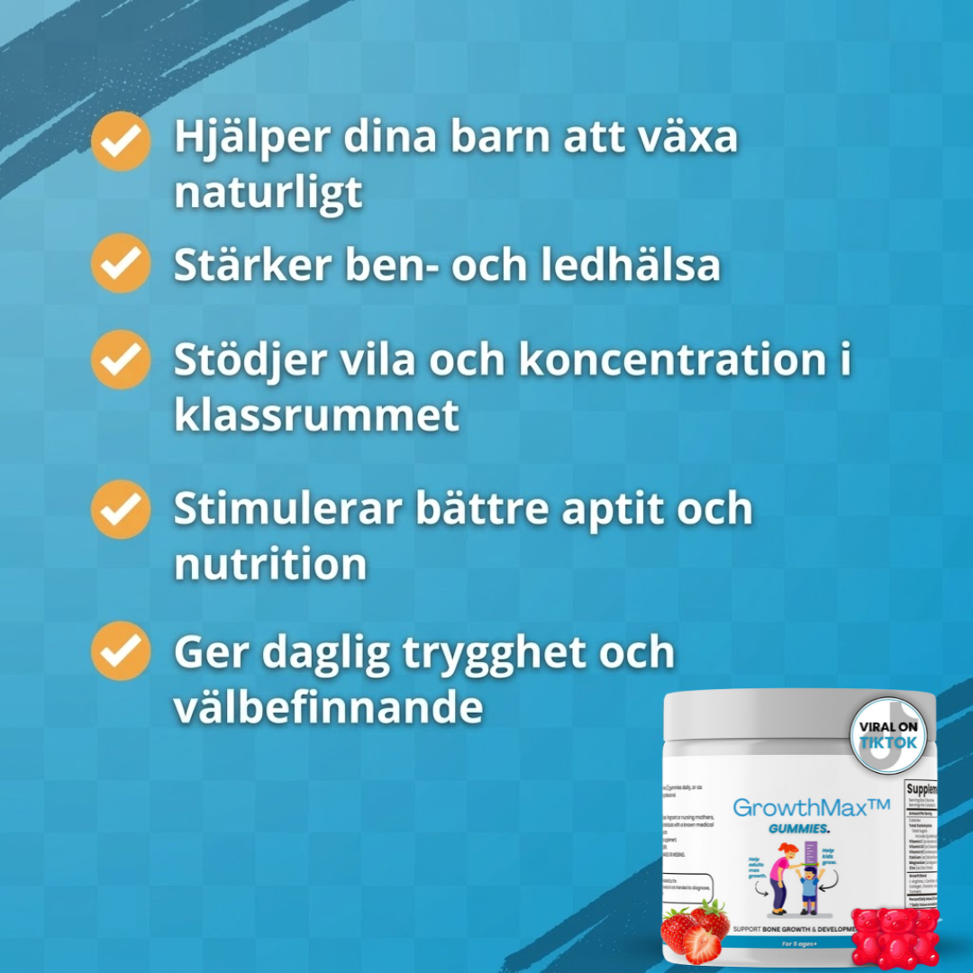 GrowthMax™ | Gummies för tillväxt