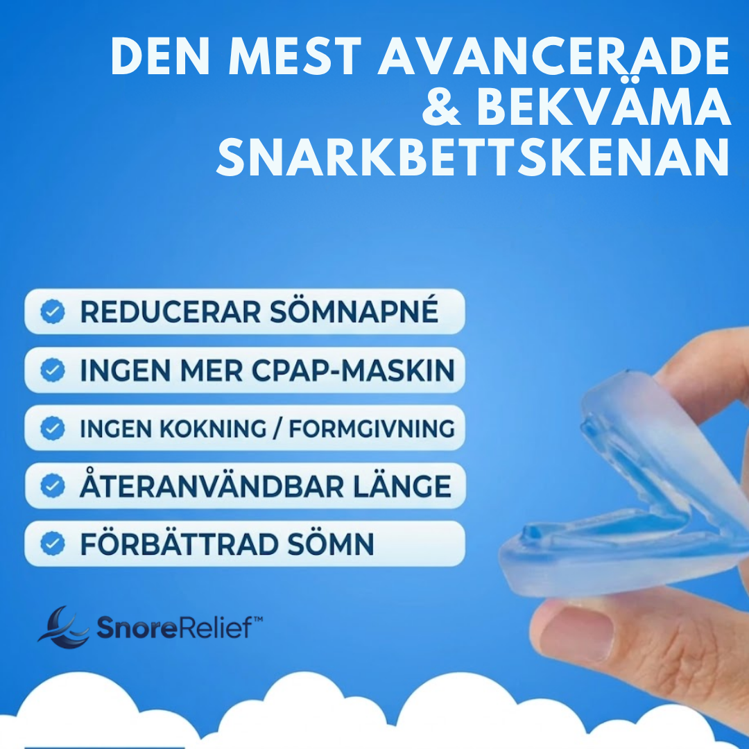SnoreRelief™ | Anti-snarkningsmunstycke
