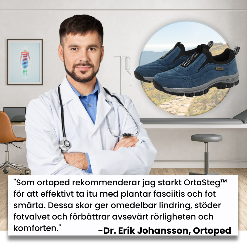 OrtoSteg™ | Herrens Ortopediska Utomhusskor