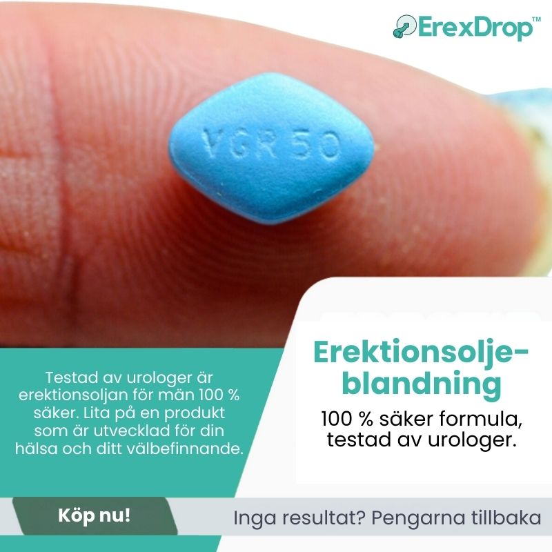 ErexDrop™ | Massage- och erektionsolja