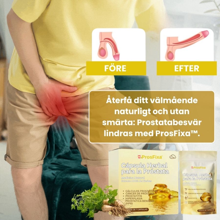 ProsFixa™ | Växtbaserade prostatakapslar