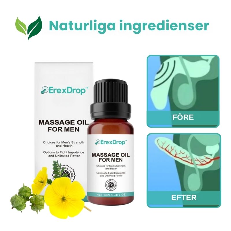 ErexDrop™ | Massage- och erektionsolja