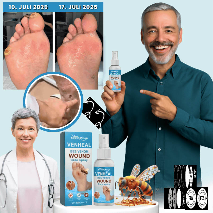 DiaCure™ | VenHeal Bigift Diabetisk Sårspray