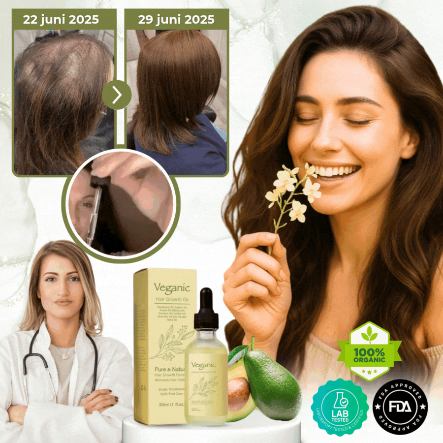 FloraHair™ | Vegansk Hårolja