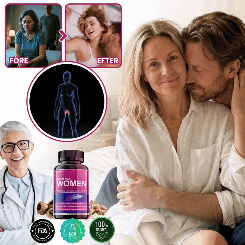 BloomBliss™ | Naturlig lustbooster för kvinnor