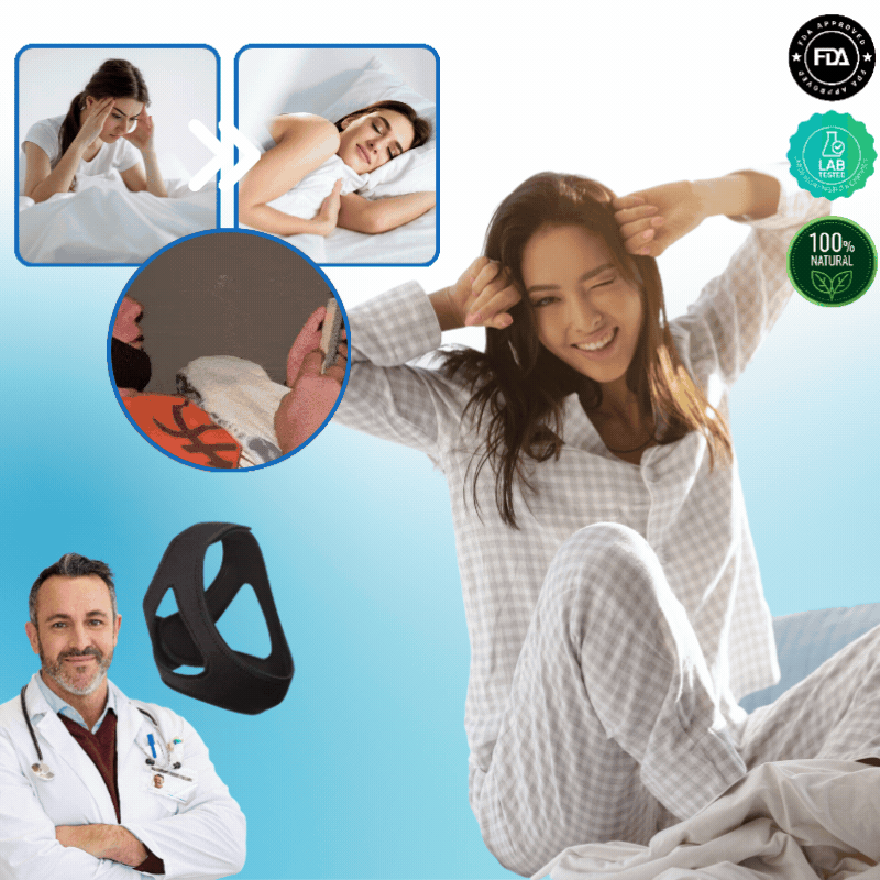 SleepEase™ | Anti-Snarkning & Sömnförbättring Band
