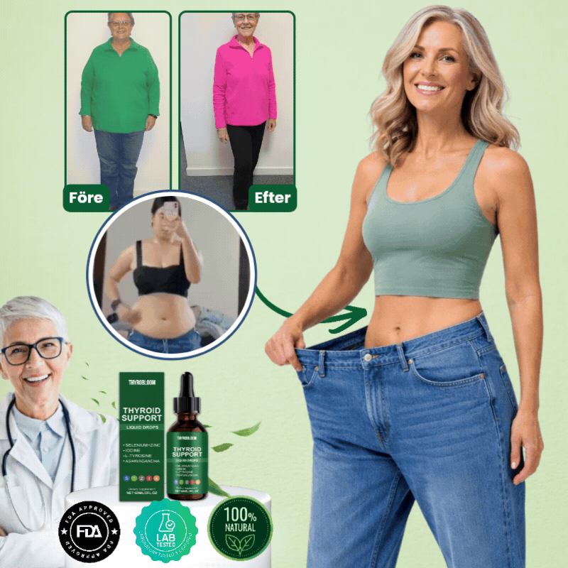 ThyroBloom™ | Naturligt sköldkörtel-komplex för kvinnor