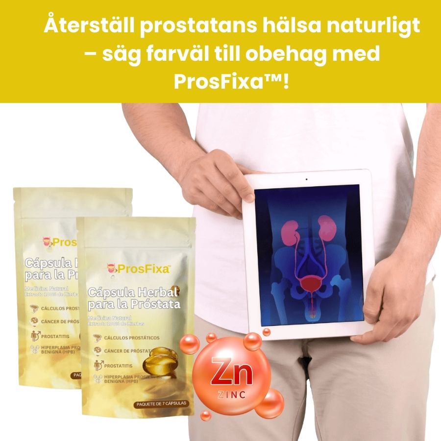 ProsFixa™ | Växtbaserade prostatakapslar