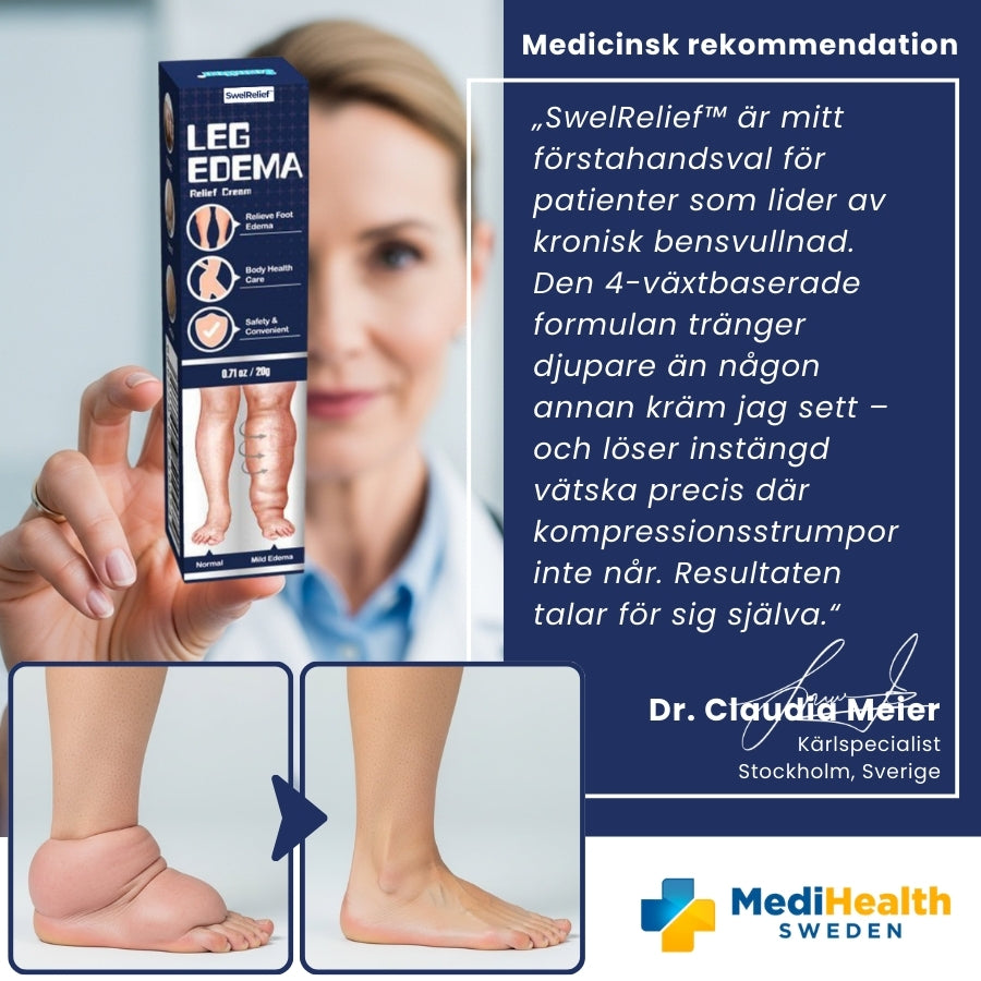 SwelRelief™ | Kräm för lindring av bensvullnad