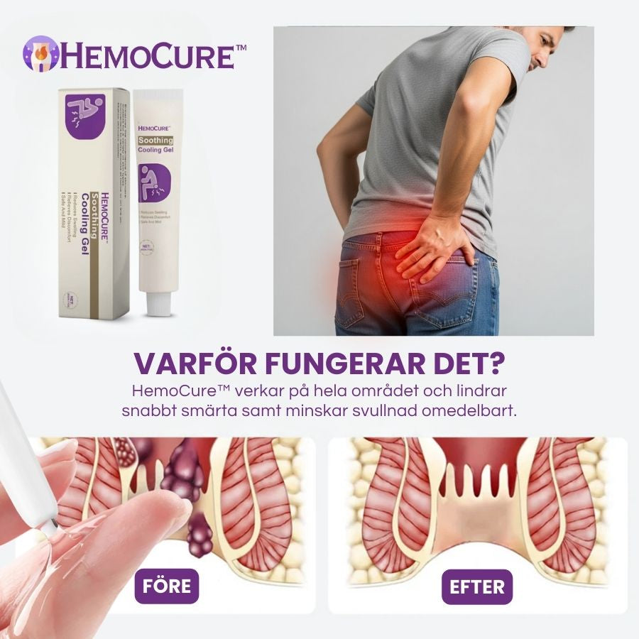 HemoCure™ | Hemorrojder Uppfriskande Lugnande Gel