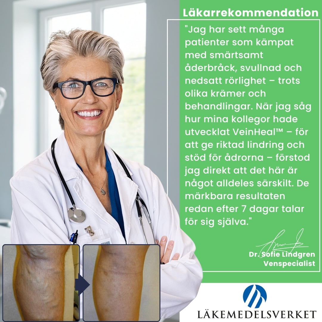 VeinHeal™ | Mikronålsplåstret som ger dina ben livet tillbaka