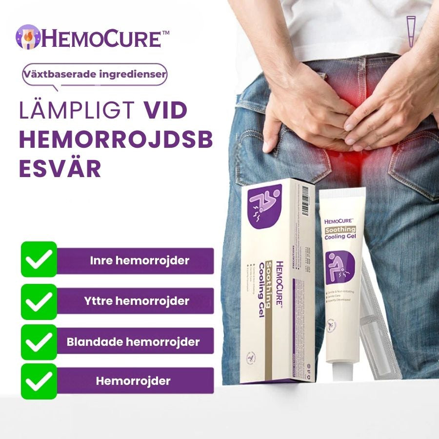 HemoCure™ | Hemorrojder Uppfriskande Lugnande Gel