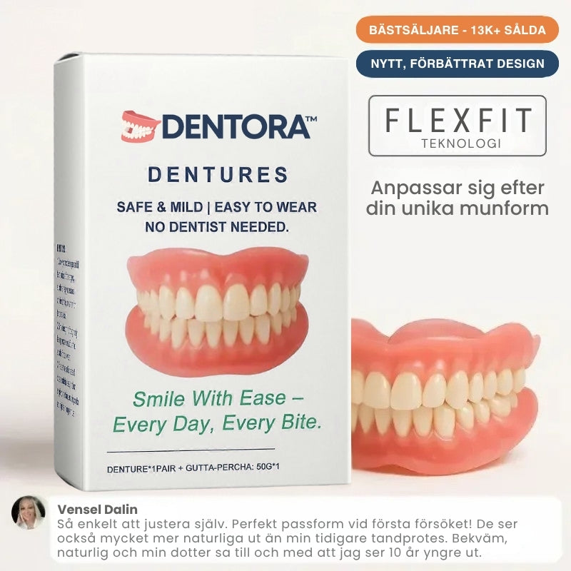 Dentora™ | Omedelbar tandprotes