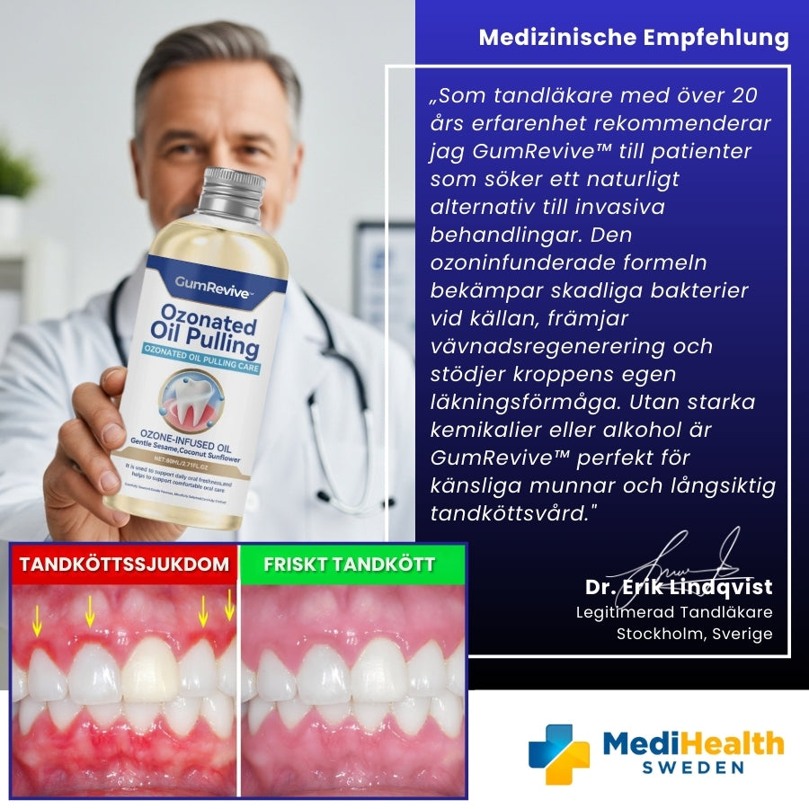 GumRevive™ | Ozonbehandlad oljesköljning för läkning