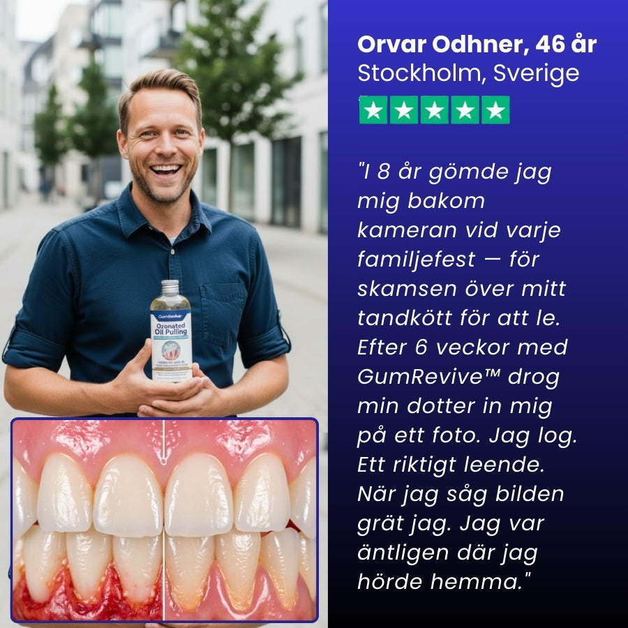 GumRevive™ | Ozonbehandlad oljesköljning för läkning