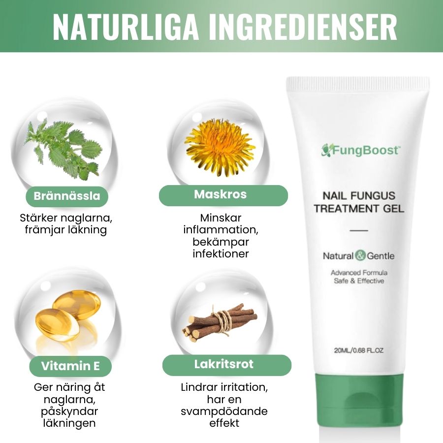 FungBoost™ | Gel för behandling av nagelsvamp