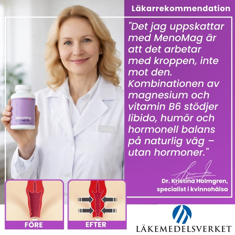 MenoMag™ | Kapslar för stöd under klimakteriet