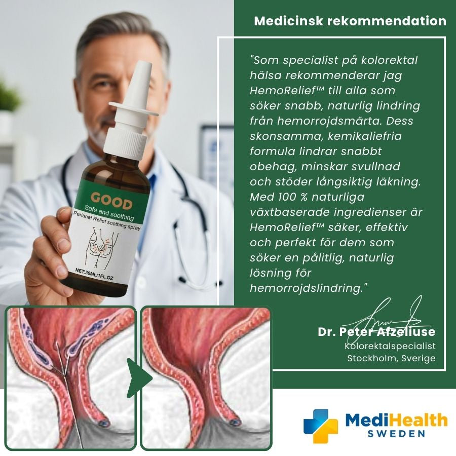 HemoRelief™ | Snabbverkande Hemorrojd-Spray