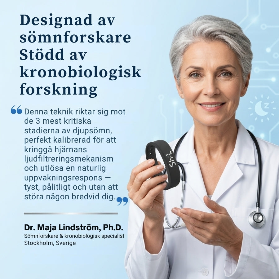 PureRise™ | Vibrerande handledsväckarklocka