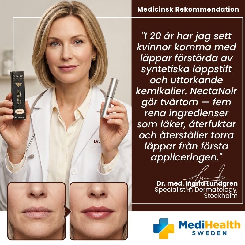 NectaNoir™ | 100 % Honungsläppstift med pH-reaktiv Färg