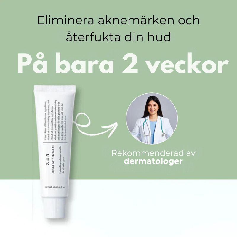 ÄrrBort™ | Återfuktande och närande kräm för att lindra efter akne