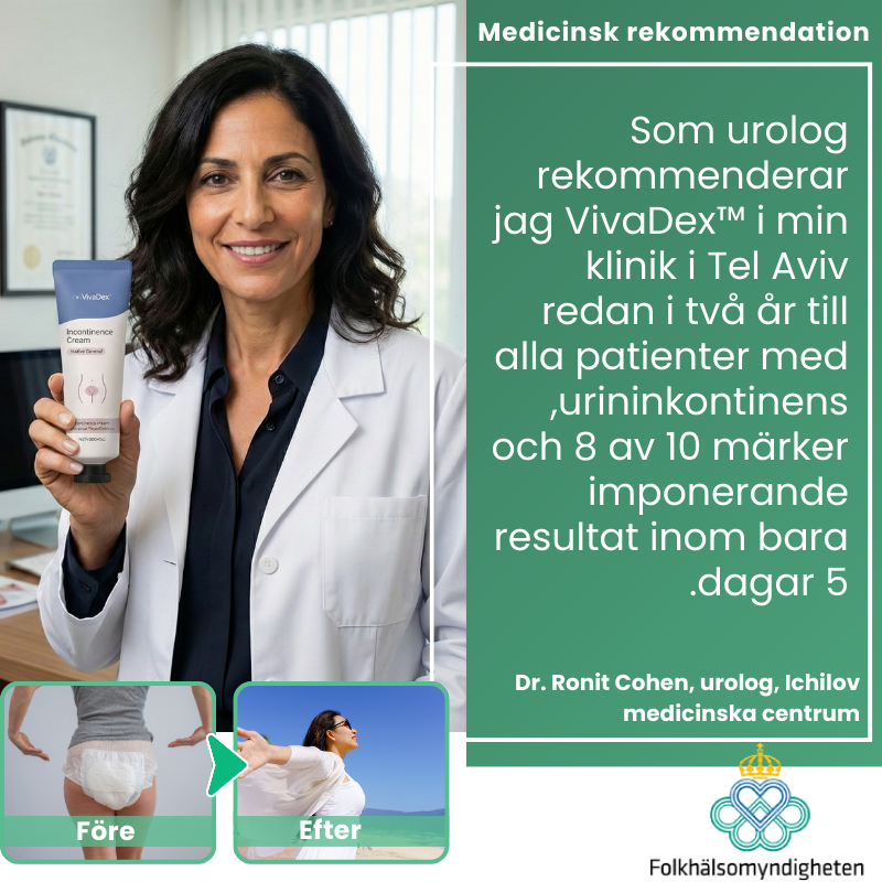 VivaDex™ | Kräm mot urininkontinens för kvinnor
