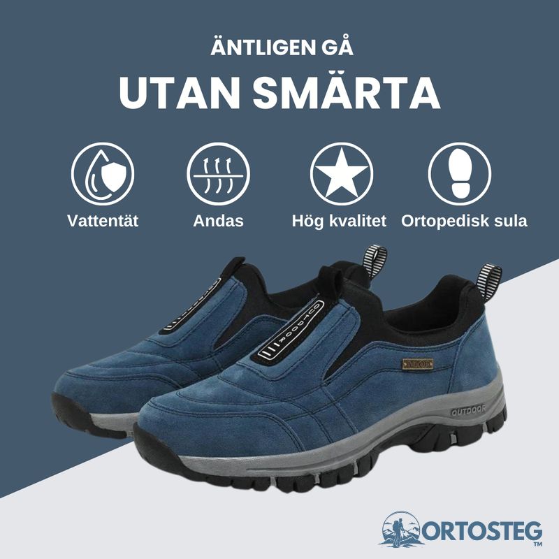 OrtoSteg™ | Herrens Ortopediska Utomhusskor