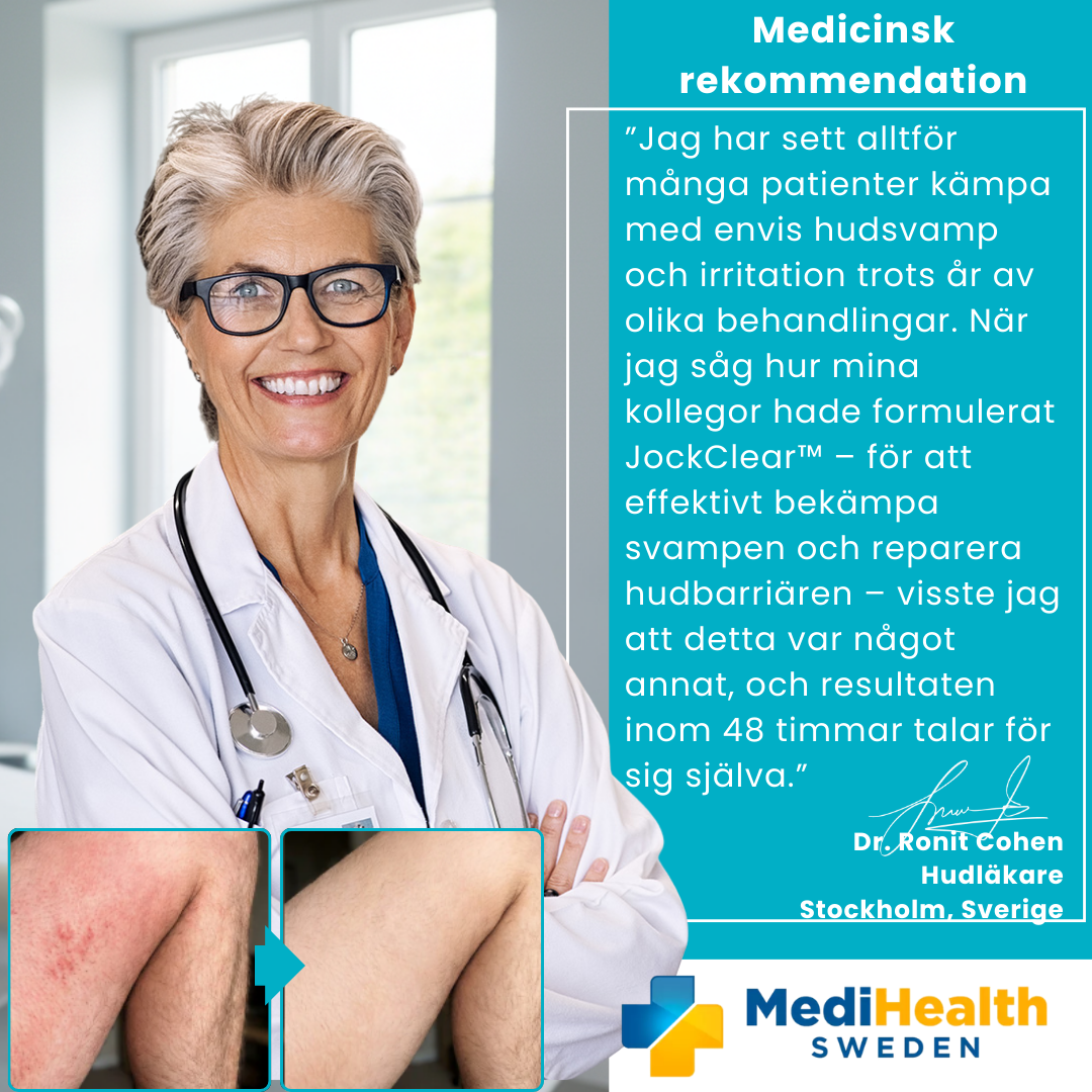 JockClear™ | Antifungal reparationskräm