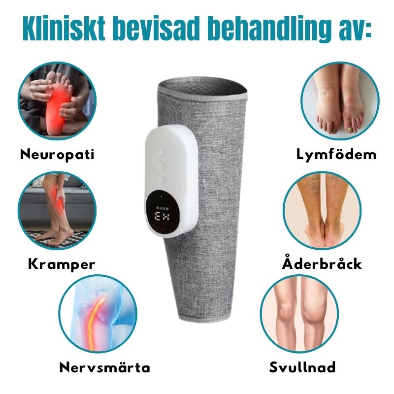 BenMassager™ | Eliminerar bensvullnad, smärta och kramper på bara några minuter!