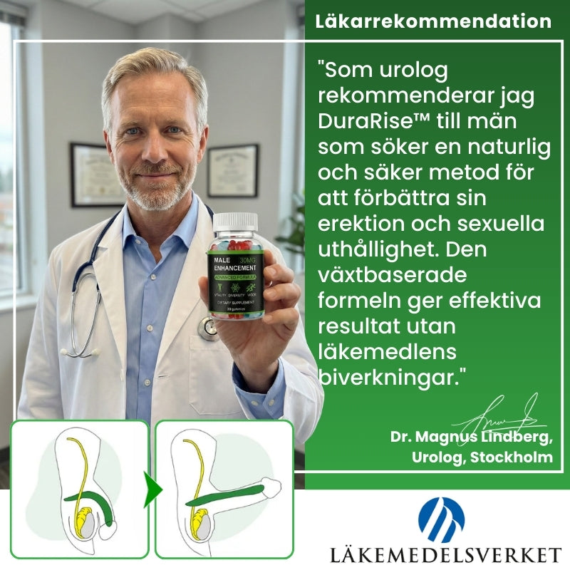 DuraRise™ | Tuggummin för manlig förbättring