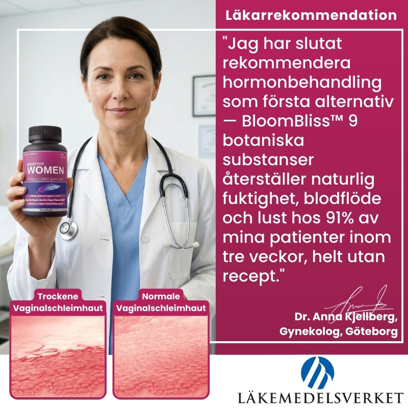 BloomBliss™ | Naturlig lustbooster för kvinnor