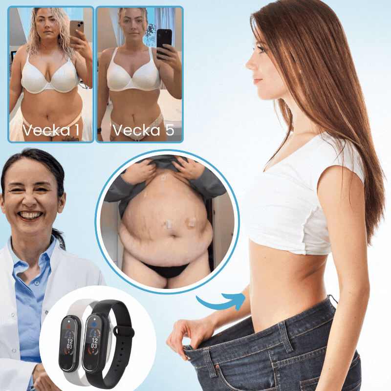 SlimPuls™ | Ultraljuds-Detox-Armband för Fettförbränning & Blodsockerreglering