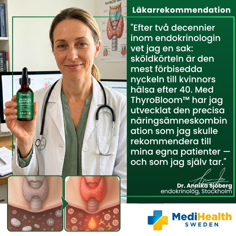 ThyroBloom™ | Naturligt sköldkörtel-komplex för kvinnor