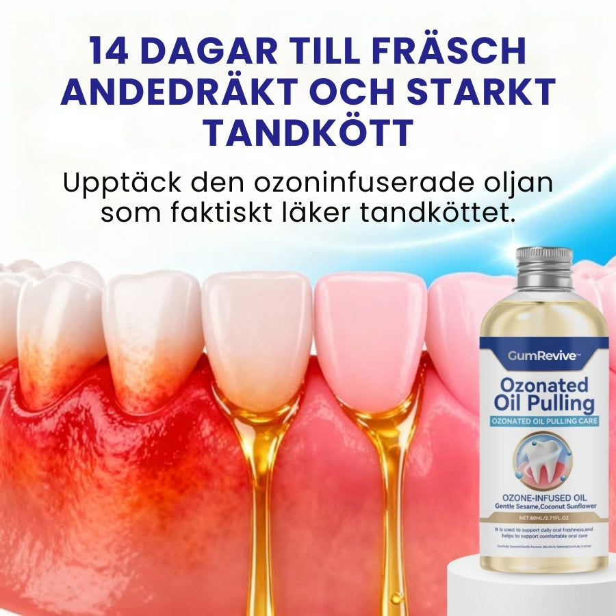 GumRevive™ | Ozonbehandlad oljesköljning för läkning
