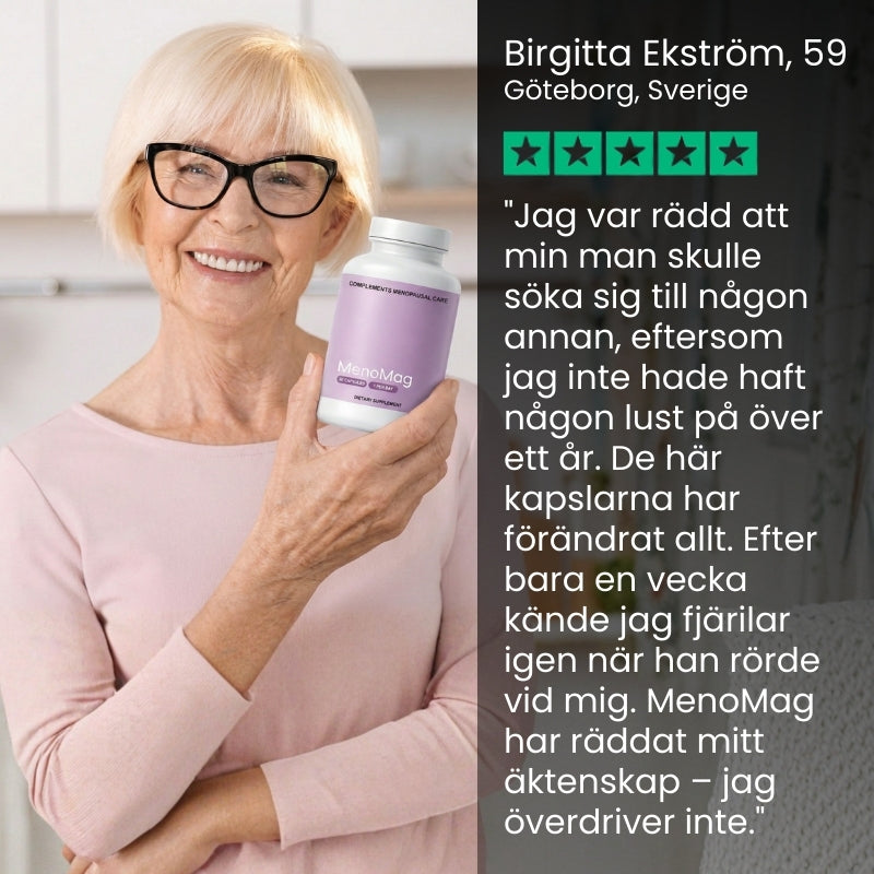MenoMag™ | Kapslar för stöd under klimakteriet