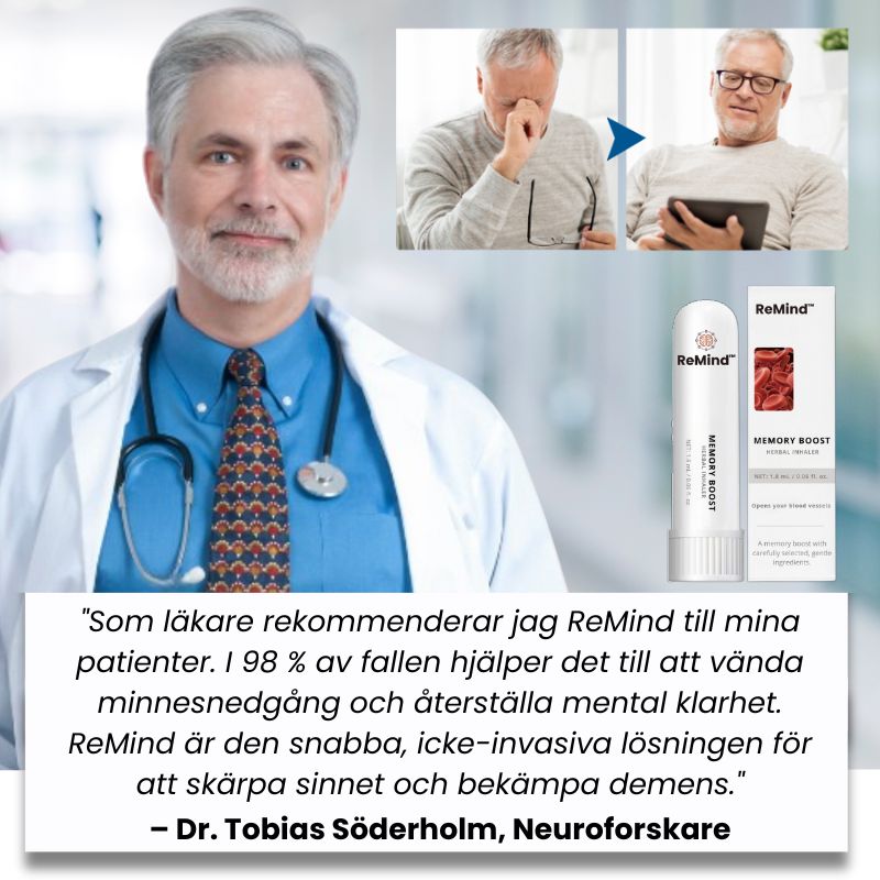 ReMind™ | Växtbaserad Inhalator för Minnesförbättring
