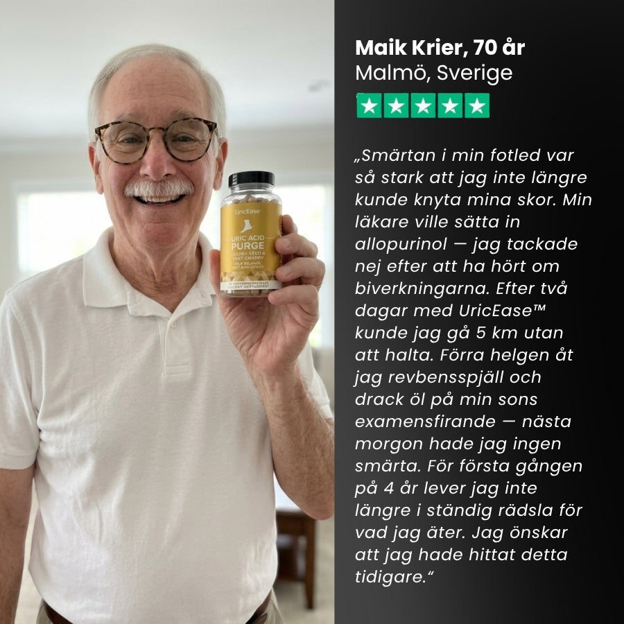 UricEase™ | Formel för skydd mot urinsyra