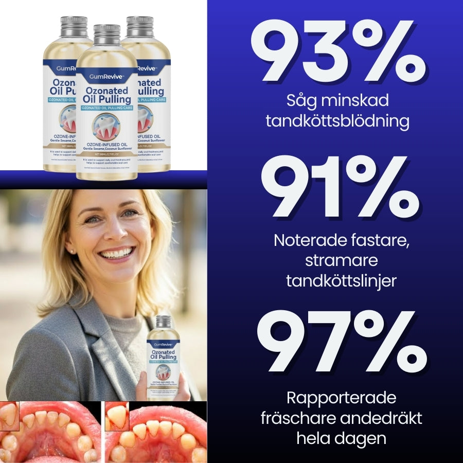 GumRevive™ | Ozonbehandlad oljesköljning för läkning