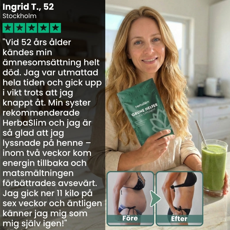 HerbaSlim™ | 100 % växtbaserat bantningspulver
