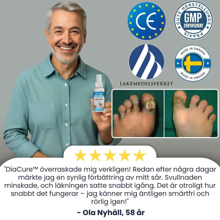 DiaCure™ | VenHeal Bigift Diabetisk Sårspray
